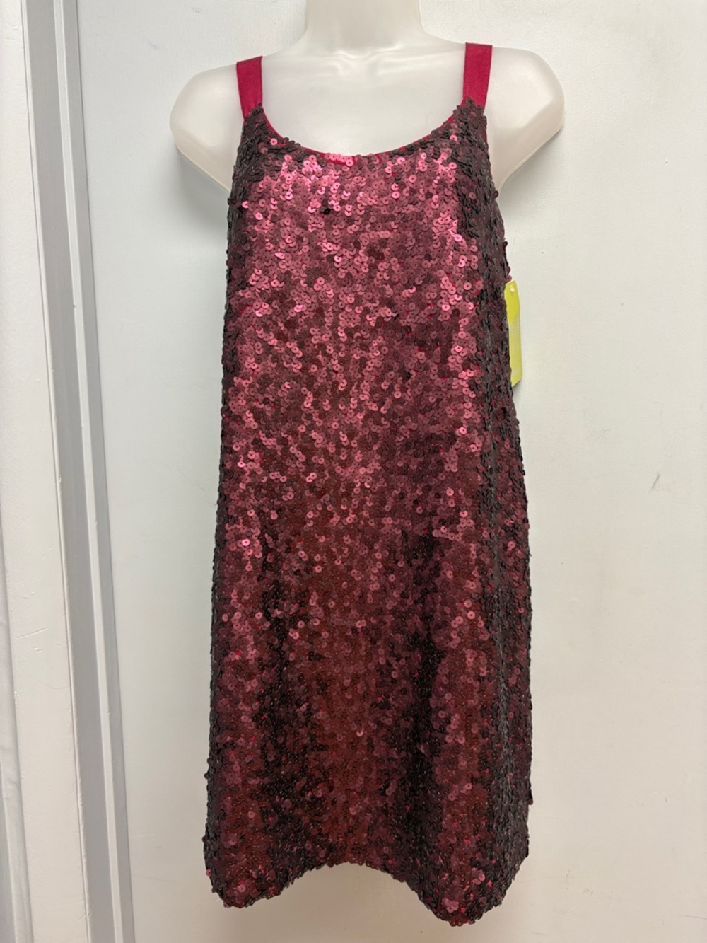 Theory Alegra Ruby Sequin Silk Slip Dress NWT Size 2 Designer Evening Dress